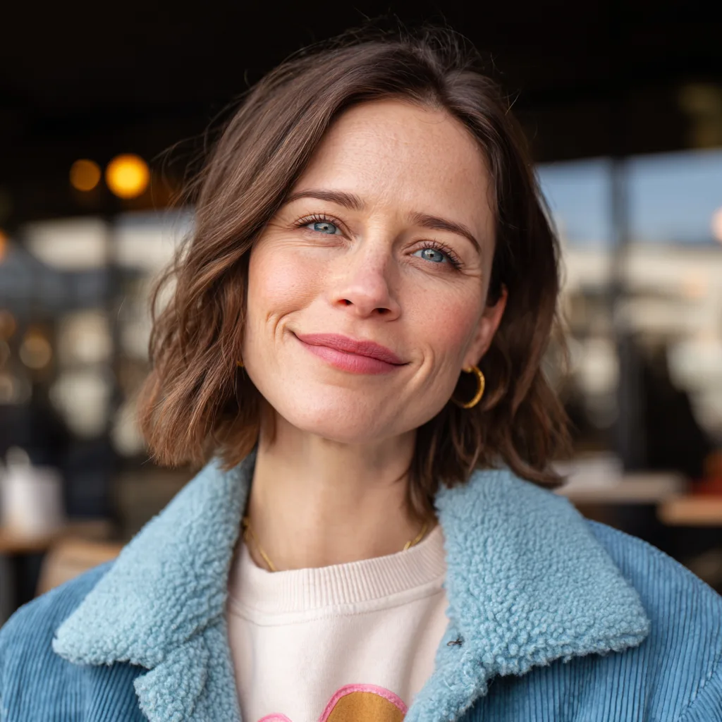 Effortless Mid-Length Textured Lob with Soft Waves