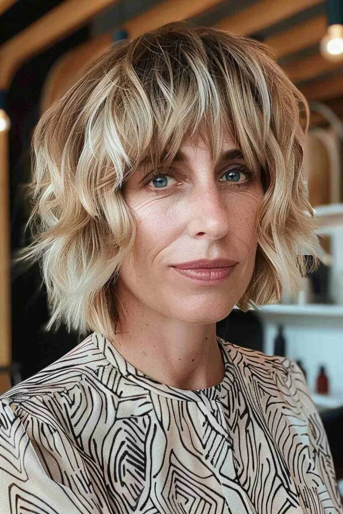 Effortless Wash-and-Wear Cut for Wavy, Thick Locks