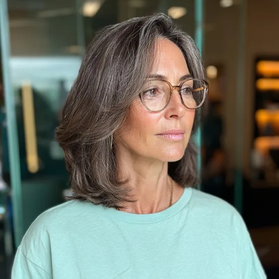 Elegant Long Layered Cut with Soft Movement