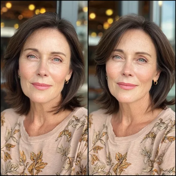 Elegant Textured Lob with Subtle Layers