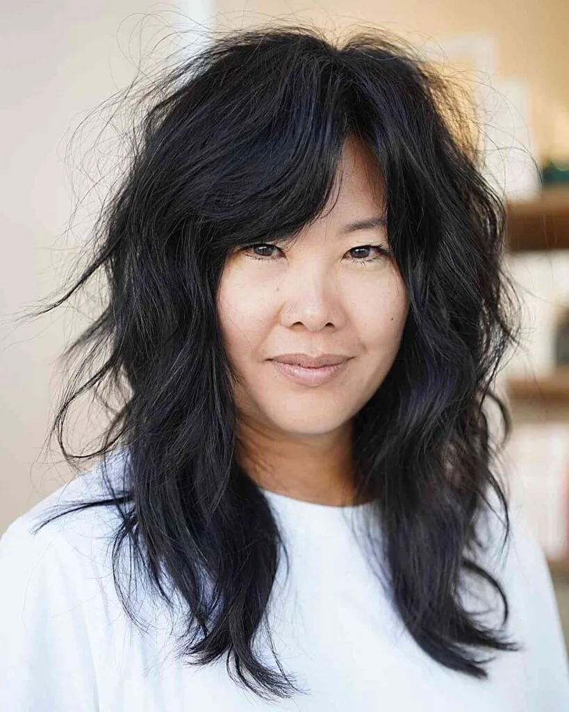 Extremely Fluffy Mid-Length Cut for Ladies Over Forty