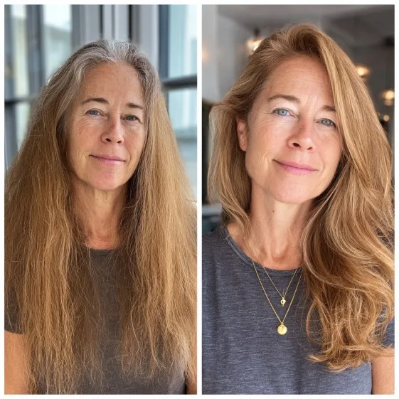 Gorgeous Long Layered Cut with Soft Waves