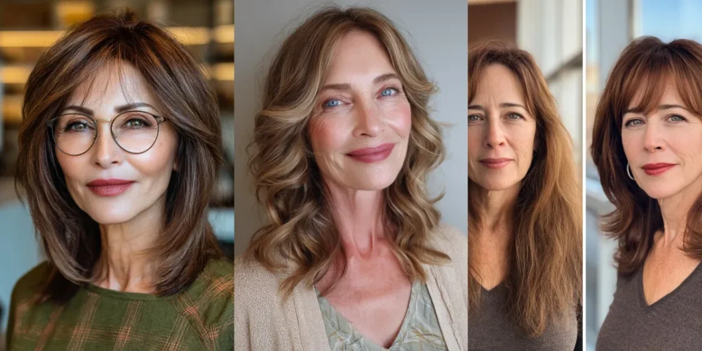 26 Medium Layered Hair for Women Over 50 That Are Anything But Boring