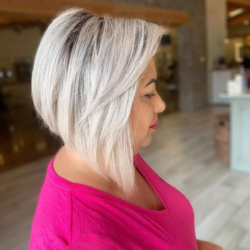 Medium to Short Long Bob Hairstyle for Straight Hair