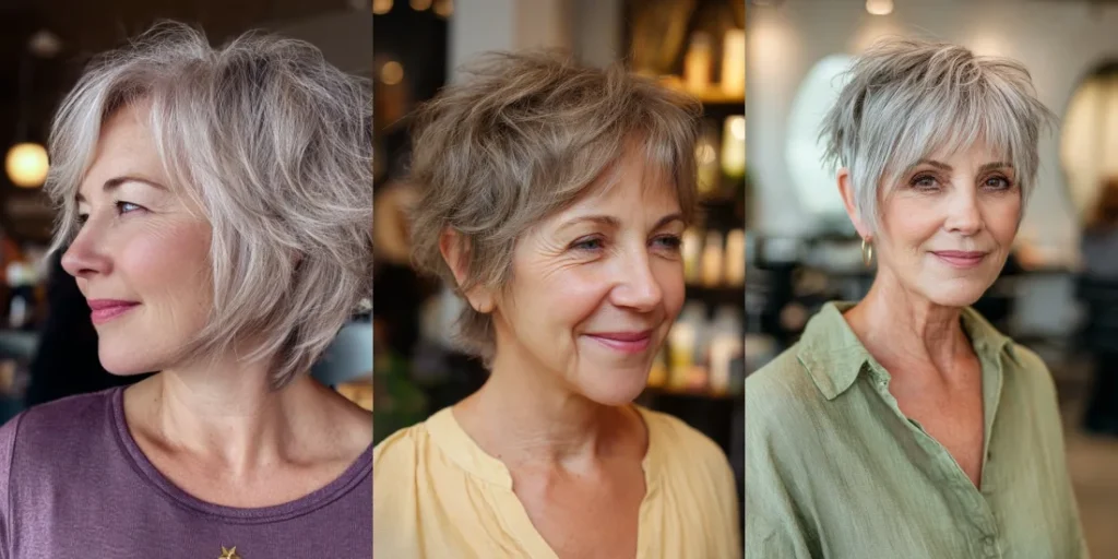 50 Beautiful Mixie Shag Haircuts for Older Women with Short Hair
