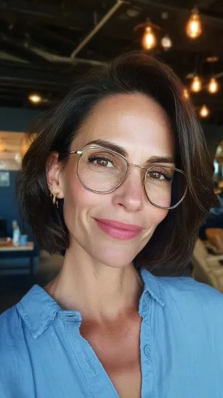 Modern Chic Shoulder-Length Bob with Soft Texture