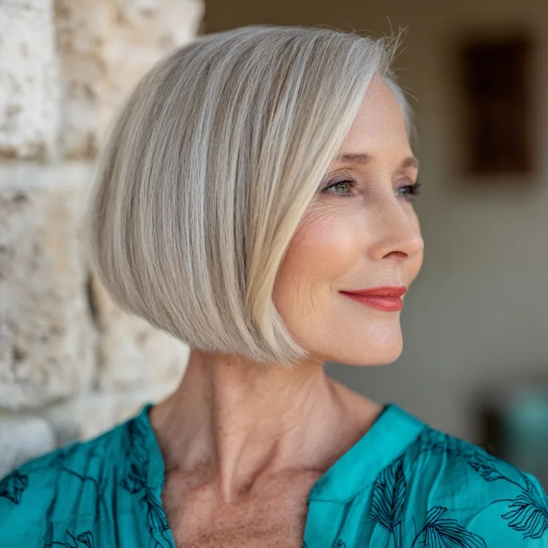 Modern Sleek Bob with Subtle Textured Layers