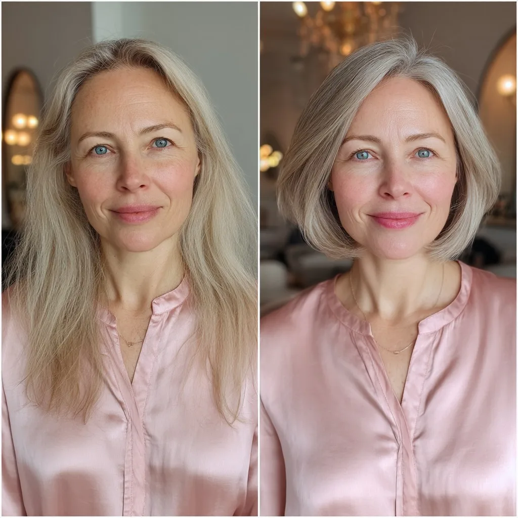 Modern Soft Blunt Bob with Subtle Layers