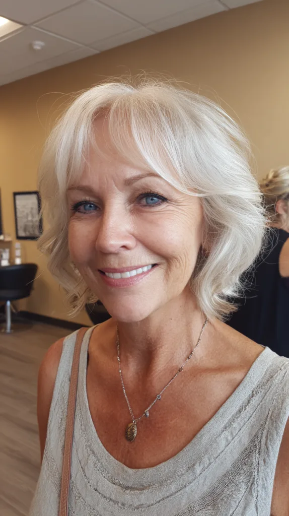 Modern Soft Shag Bob with Gentle Waves