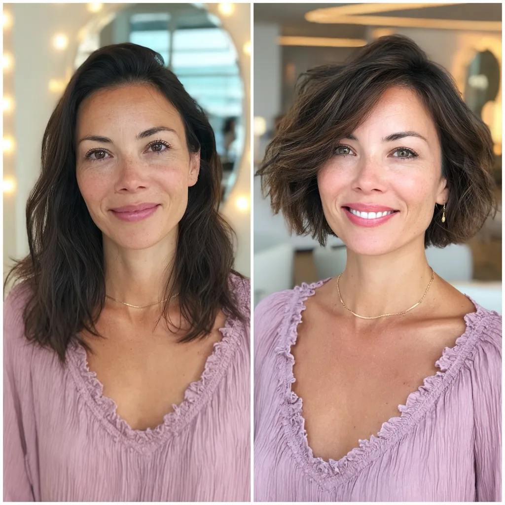 Modern Textured Bob with Soft Waves