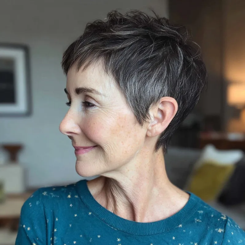 Modern Textured Pixie Cut with Chic Layers