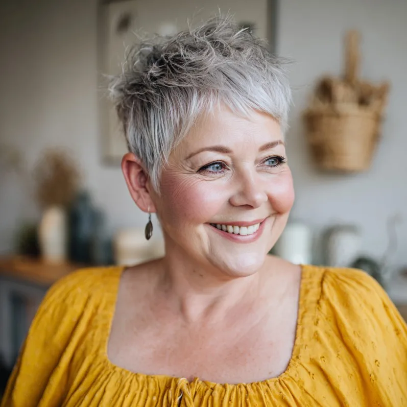 Modern Textured Pixie with Effortless Volume