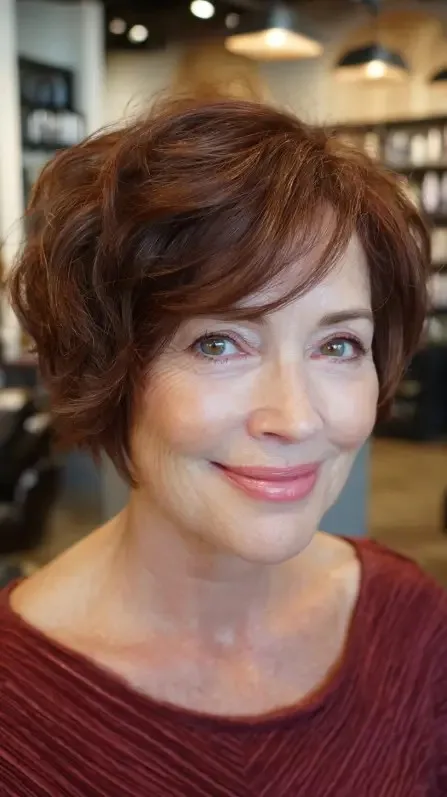 Modern Textured Short Cut with Soft Waves