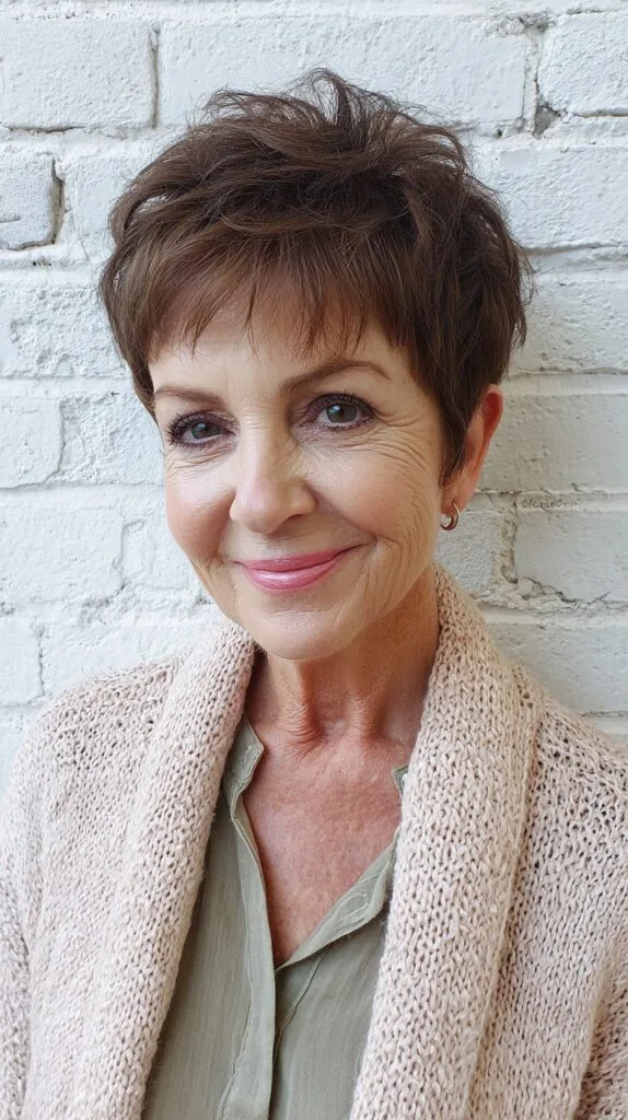 Modern Textured Tousle for Mature Confidence