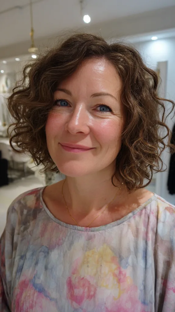 Natural Loose Curls with Soft Volume
