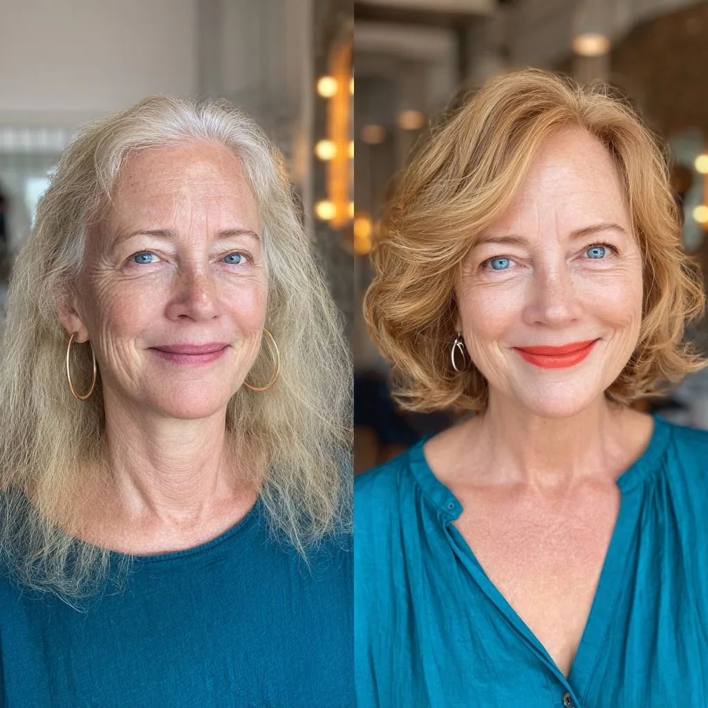 Radiant Curly Bob with Subtle Layers