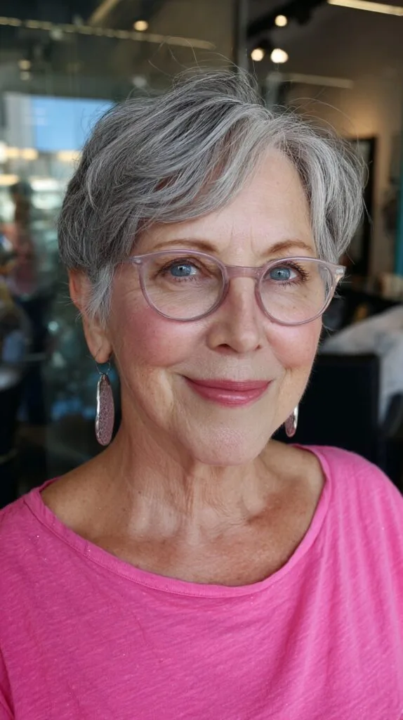Silver Svelte Shag with Wisdom Highlights