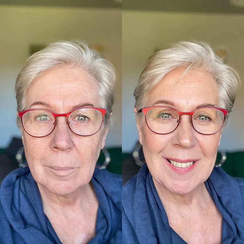 Sleek Back Pixie Hairstyle for women 60 and over