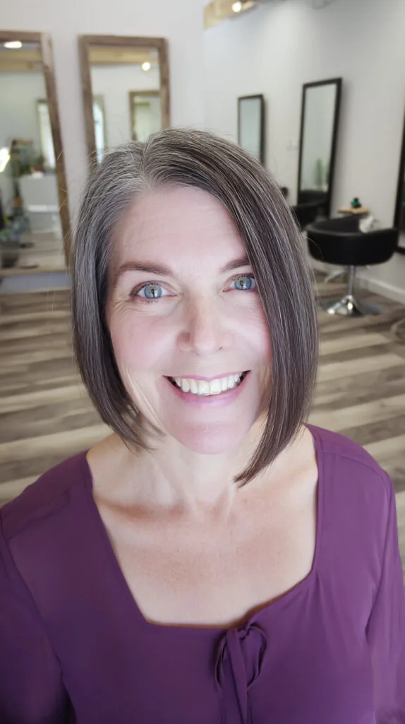 Sleek Chin-Length Bob with Subtle Side Part