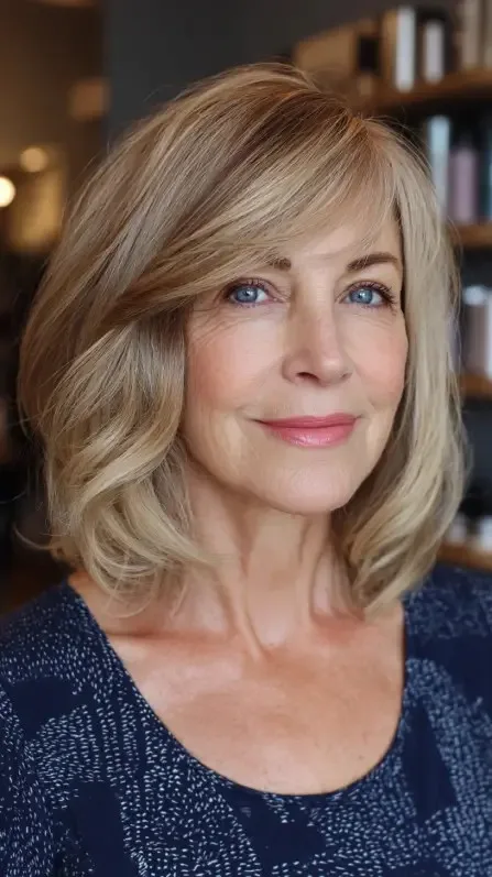 Soft Layered Bob with Subtle Flare
