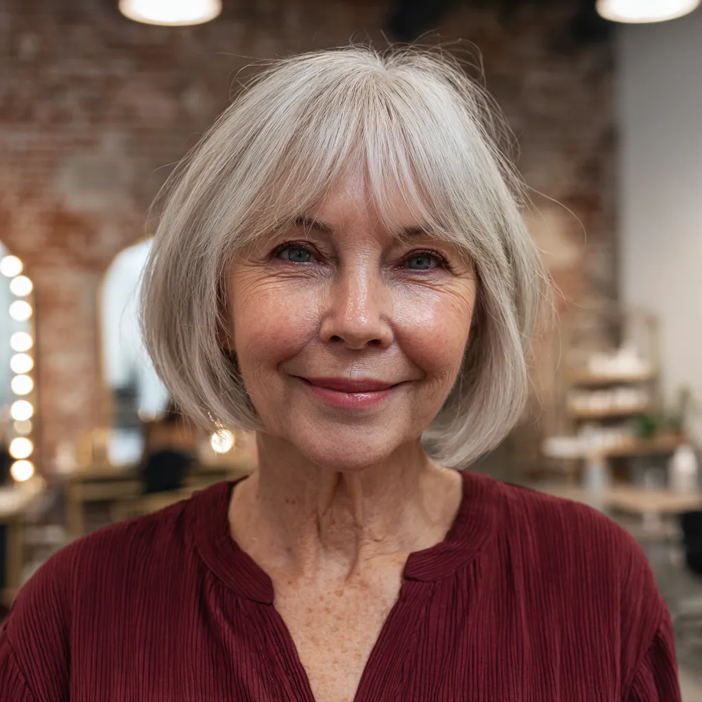 Soft Textured Bob with Feathered Layers