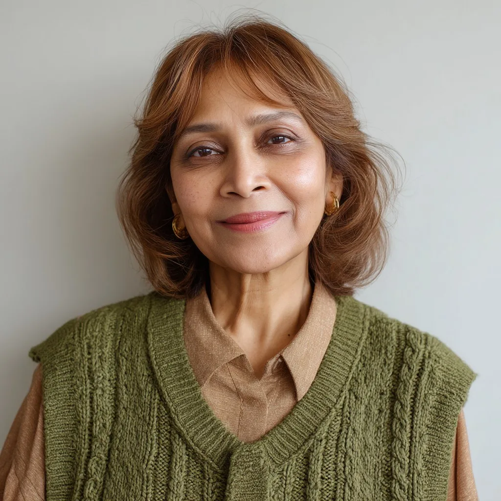 Soft, Textured Curtain Bangs with Luscious Layers