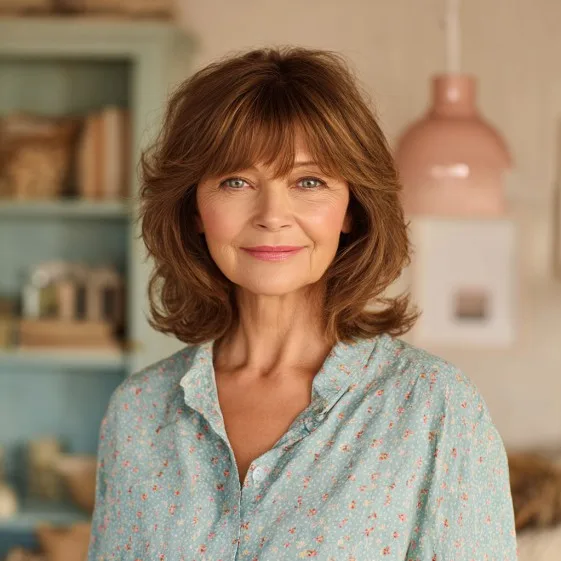 Soft Textured Mid-Length Cut with Face-Framing Layers
