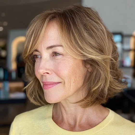 Soft Textured Shoulder-Length Cut with Gentle Layers