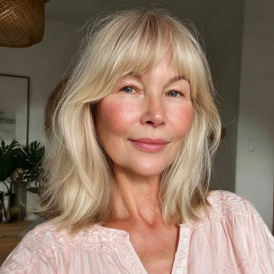 Softly Layered Choppy Bob with Subtle Bangs