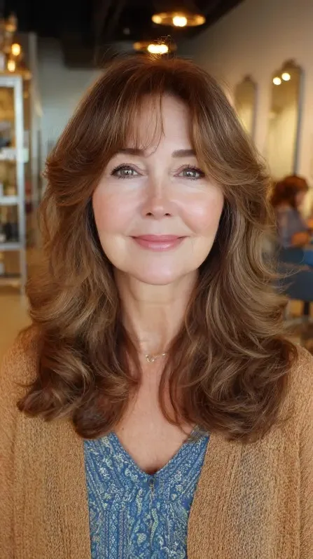Softly Layered Cut with Face-Framing Volume
