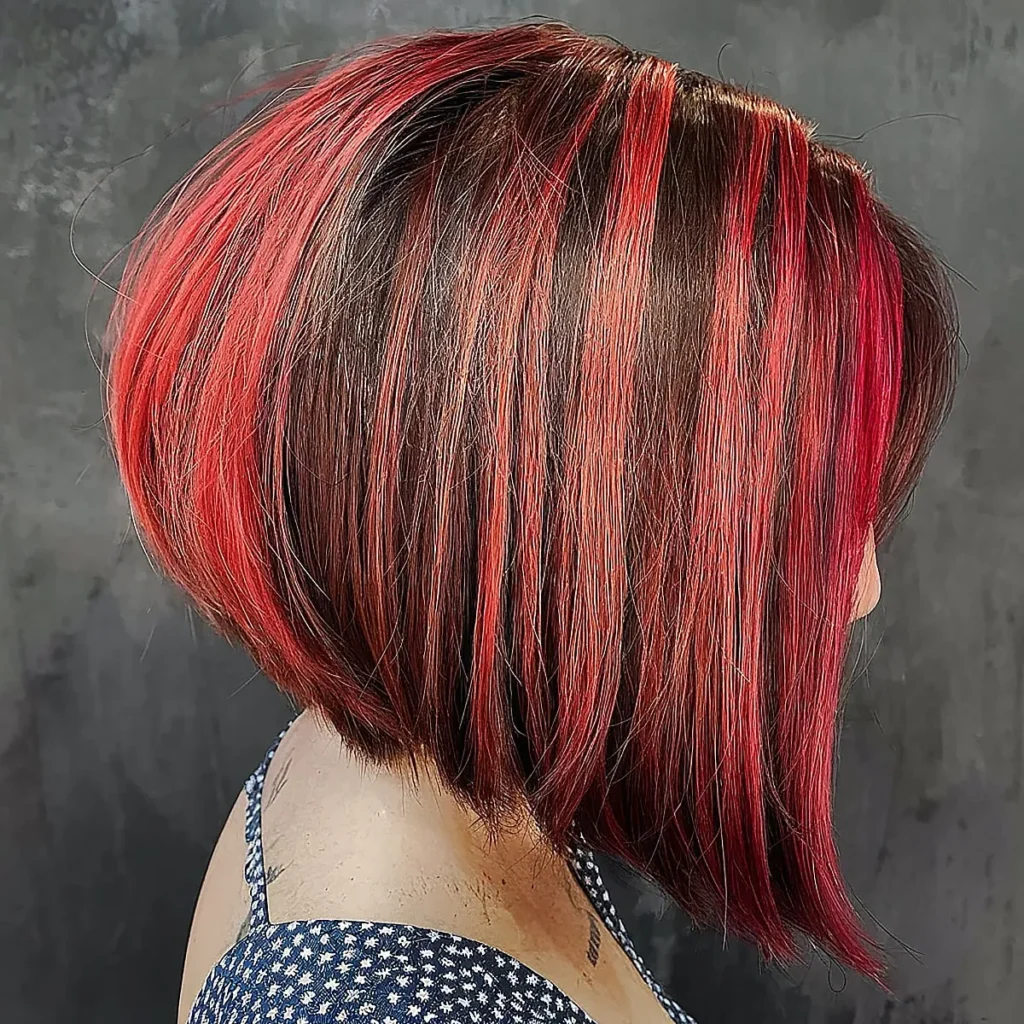 Stylish Angled Bob for Mature Ladies