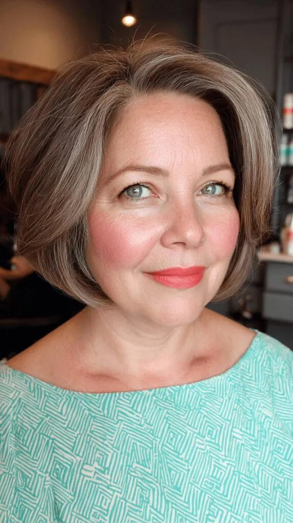 Stylish Curved Bob with Soft Volume and Subtle Layers