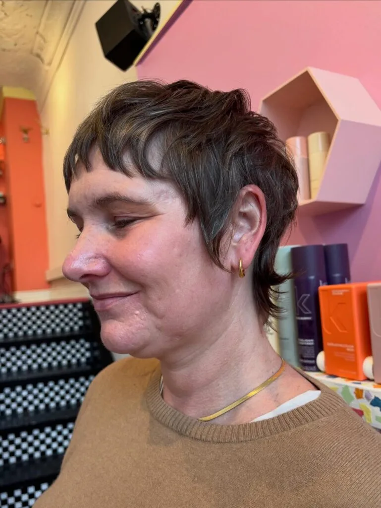 Stylish Short Layered Pixie with Soft Texture