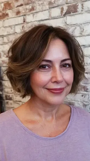 Stylish Textured Bob with Soft Waves