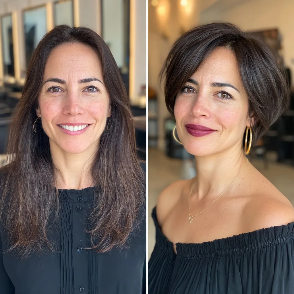 Stylish Textured Short Bob with Soft Volume