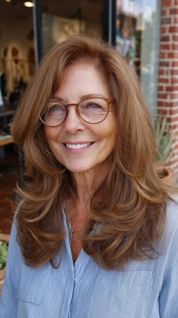 Subtle Caramel Waves with Soft Layers