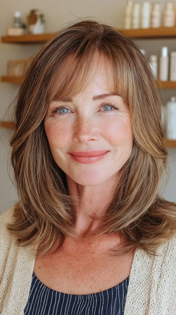 Sunkissed Chestnut Layers with Seamless Blending