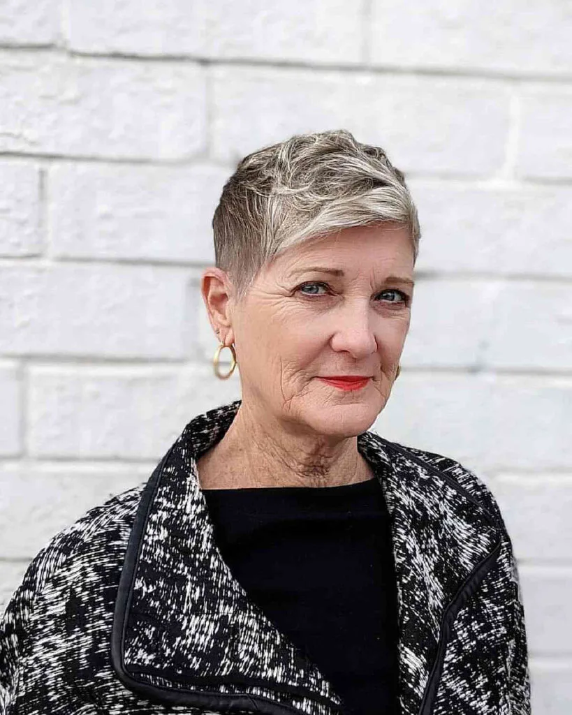 Tapered Pixie Cut with Textured Top