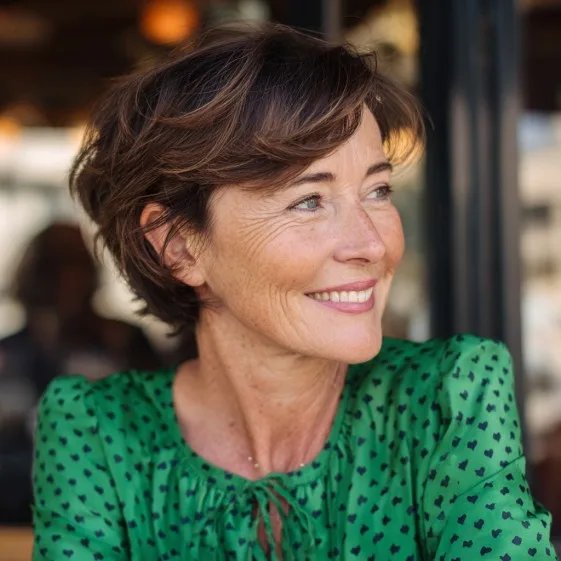 Textured Short Bob with Soft Waves