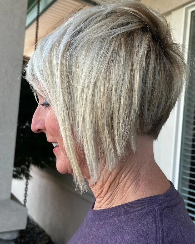 Textured Short Bob with Subtle Volume