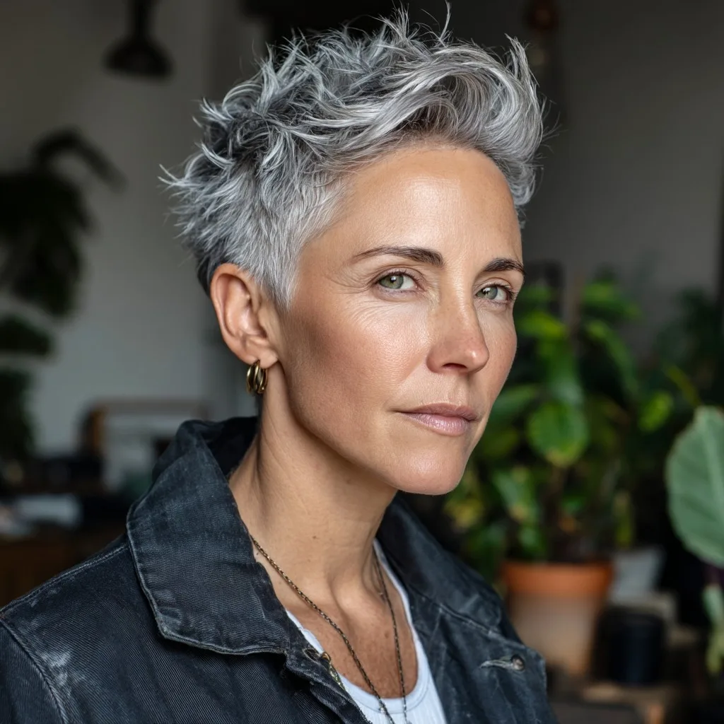 Textured Short Cut with Dynamic Volume