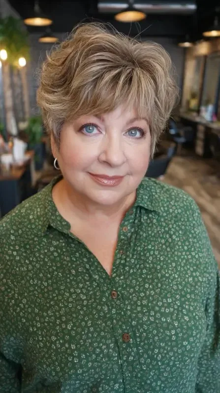 Textured Short Cut with Lively Volume