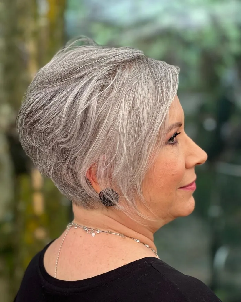 Textured Silver Crop with Subtle Layers