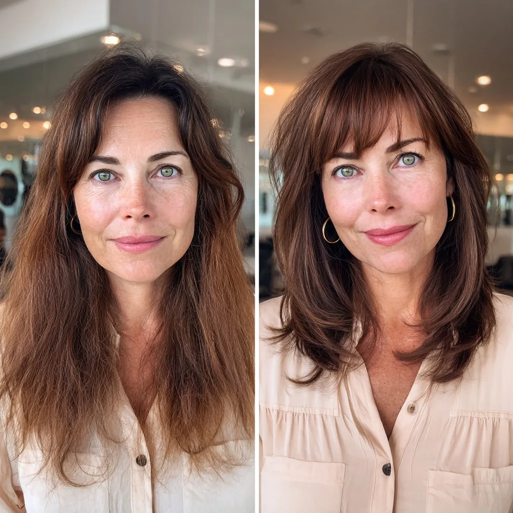 Chestnut-Brown-Layers-with-Textured-Cut