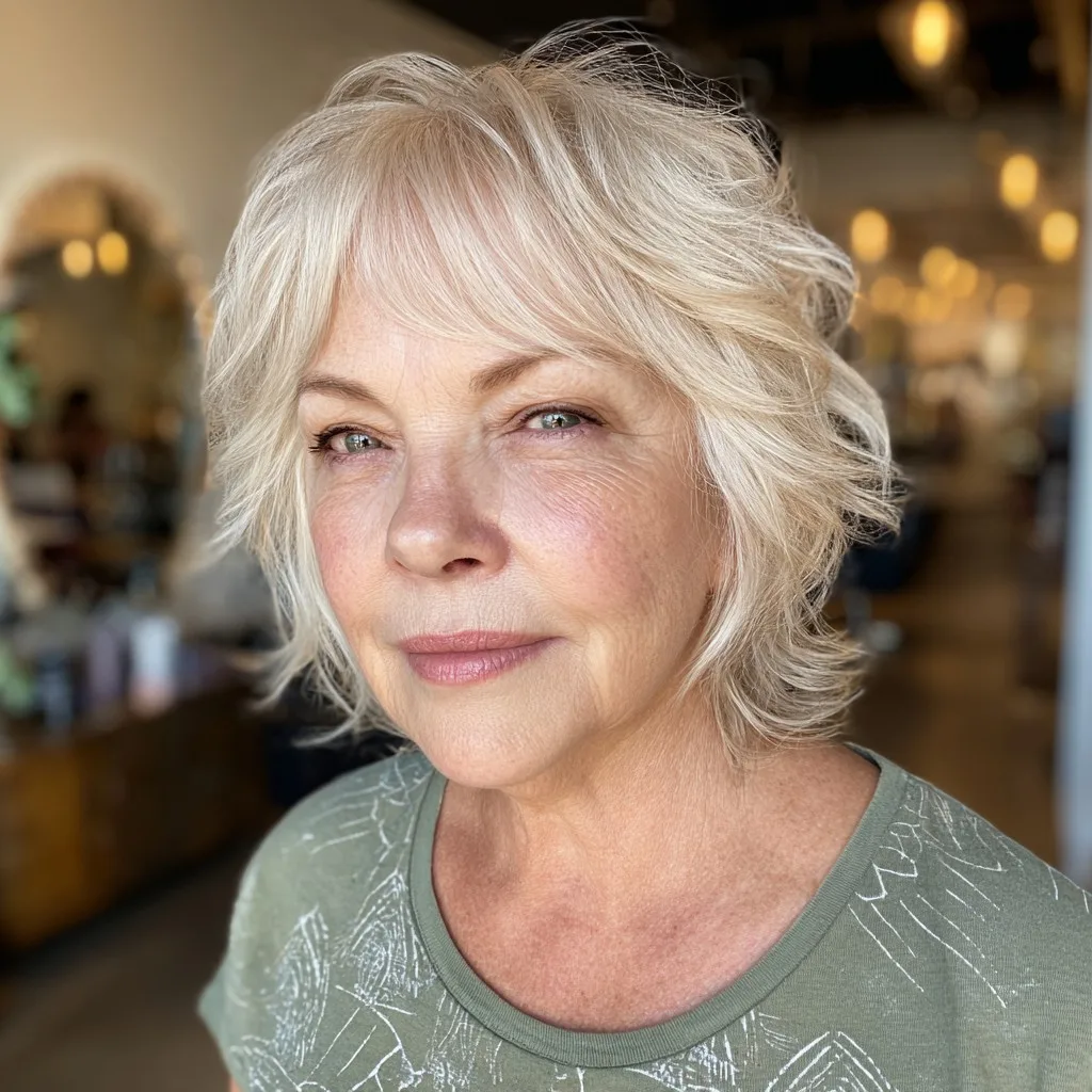Chic Layered Bixie Shag Haircut