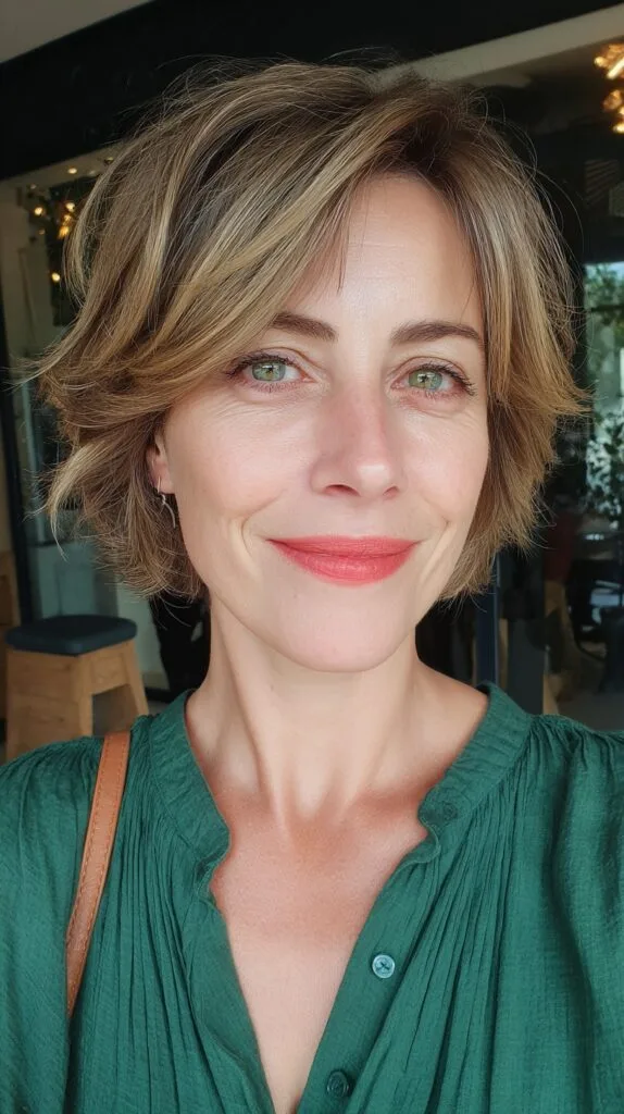 Chic Layered Textured Bob