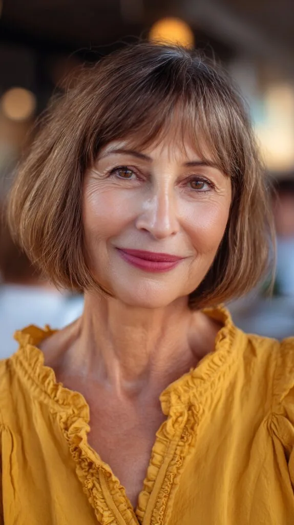 Chic Nutmeg Razor-Cut Bob