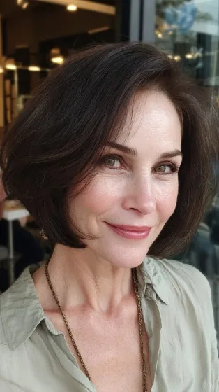 Chic Side-Parted Bob with Soft Volume