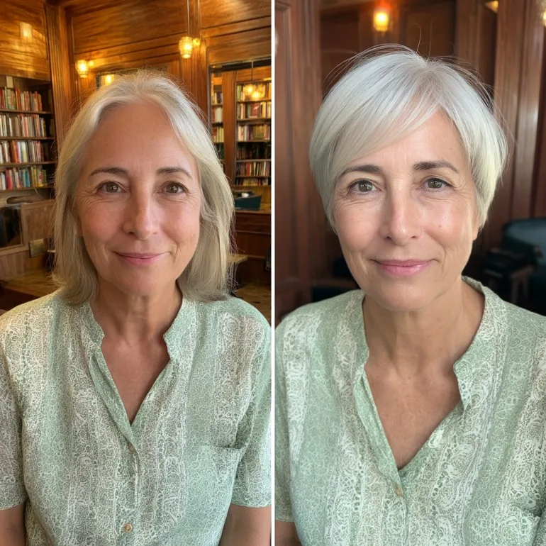 Chic Smooth Pixie Cut with Subtle Layers