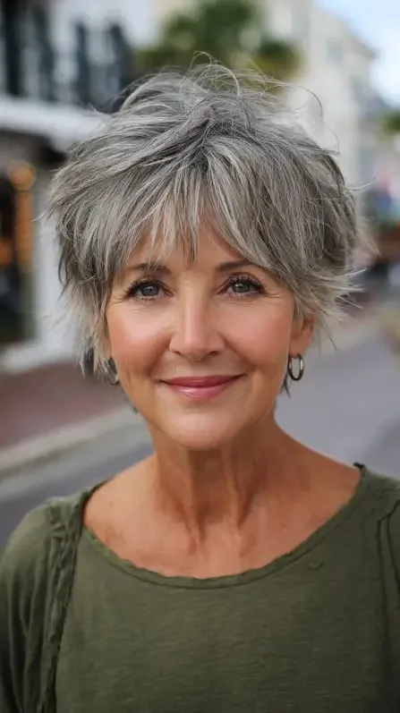 Chic Softly Layered Pixie with Effortless Texture